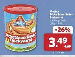 Combi Metten dicke sauerländer bockwurst Angebot