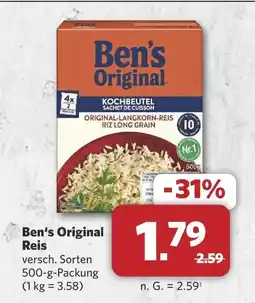 Combi Ben's original reis Angebot
