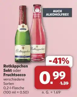 Combi Rotkäppchen sekt Angebot