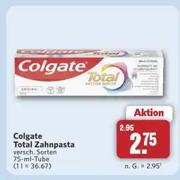 Combi Colgate total zahnpasta Angebot