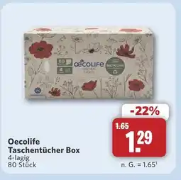 Combi Oecolife taschentücher box Angebot