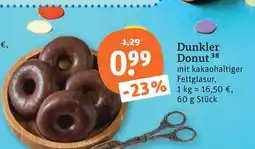 tegut Dunkler donut Angebot