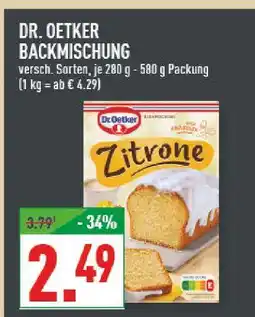 Marktkauf Dr. oetker backmischung Angebot