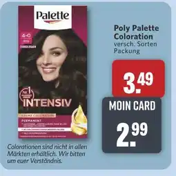 Combi Palette poly palette coloration Angebot