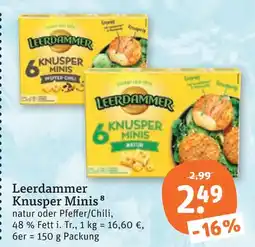 tegut Leerdammer knusper minis Angebot
