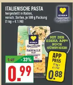 Marktkauf Edeka herzstück farfalle n.67 Angebot