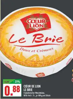 Marktkauf Cœur de lion le brie Angebot