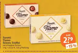 tegut Sarotti tiamo feinste trüffel Angebot