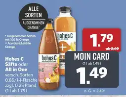 Combi Hohes c säfte Angebot