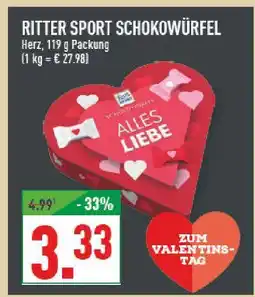 Marktkauf Ritter sport schokowürfel herz Angebot