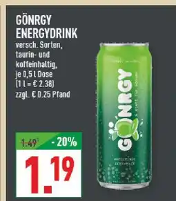 Marktkauf Gönrgy energydrink Angebot