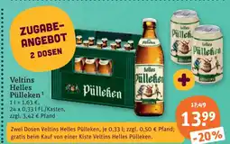 tegut Veltins helles pülleken Angebot