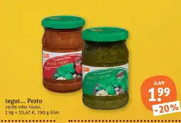 tegut Tegut... pesto verde Angebot