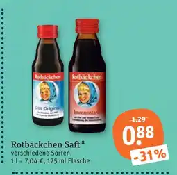 tegut Rotbäckchen saft Angebot