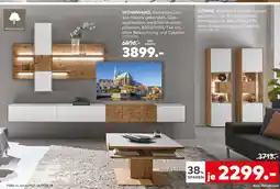 porta Massivholz wohnwand Angebot