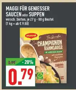 Marktkauf Maggi champignon rahmsauce Angebot