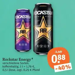tegut Rockstar energy Angebot