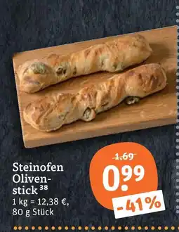tegut Steinofen olivenstick Angebot