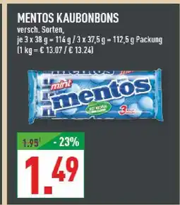 Marktkauf Mentos kaubonbons Angebot