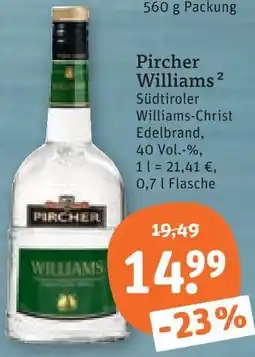 tegut Pircher williams Angebot