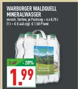 Marktkauf Warburger waldquell mineralwasser Angebot