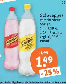 tegut Schweppes bitterlimonade Angebot