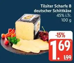 Marktkauf Tilsiter scharfe 8 deutscher schnittkäse Angebot