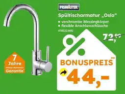 Globus Baumarkt Primaster spültischarmatur „oslo“ Angebot
