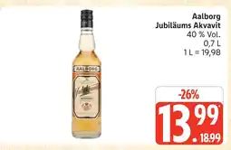 Marktkauf Aalborg jubiläums akvavit Angebot
