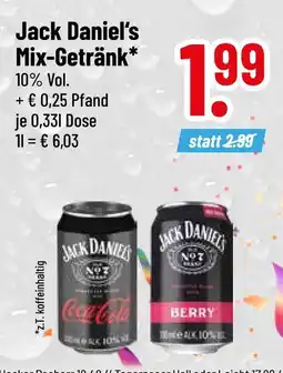 trinkgut Jack daniel's mix-getränk coca-cola Angebot