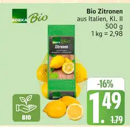 Marktkauf Edeka bio bio zitronen Angebot