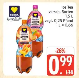 Marktkauf Edeka herzstücke ice tea Angebot