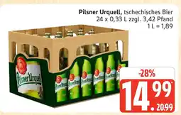Marktkauf Pilsner urquell tschechisches bier Angebot