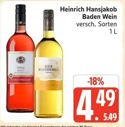 Marktkauf Heinrich hansjakob riesling Angebot