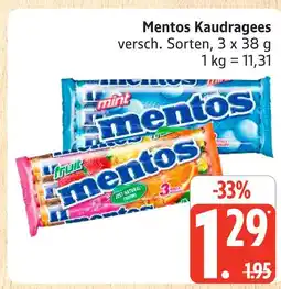 Marktkauf Mentos kaudragees mint Angebot