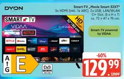 Marktkauf Dyon smart-tv movie smart 32xt Angebot