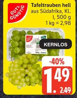 Edeka Gut & günstig tafeltrauben hell Angebot