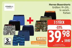 Marktkauf O'neill herren boxershorts Angebot