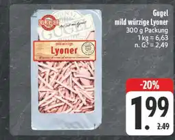 E-Center Gugel mild würzige lyoner Angebot
