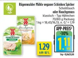 diska Rügenwalder mühle veganer schinken spicker schnittlauch Angebot