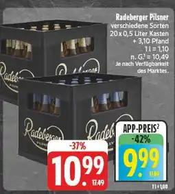 E-Center Radeberger pilsner Angebot