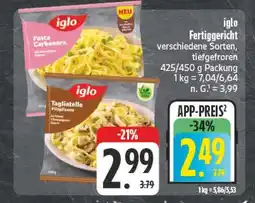 E-Center Iglo pasta carbonara Angebot