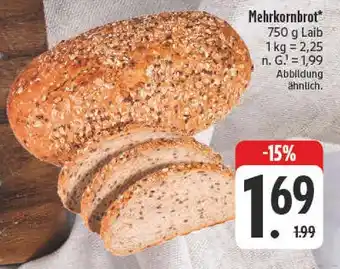 E-Center Mehrkornbrot Angebot