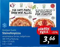 KONSUM Gustavo gusto steinofenpizza Angebot