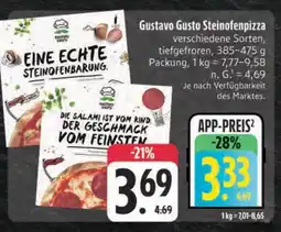 E-Center Gustavo gusto steinofenpizza Angebot