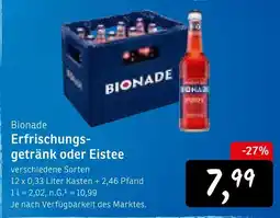 KONSUM Bionade erfrischungsgetränk Angebot