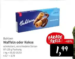 KONSUM Bahlsen waffeln oder kekse Angebot