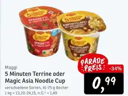 KONSUM Maggi 5 minuten terrine Angebot