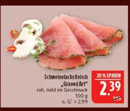 Marktkauf Schweinelachsfileisch graved art Angebot