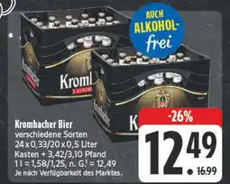 E-Center Krombacher bier Angebot